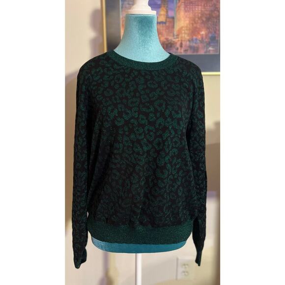 Metallic green animal print sweater from loft
Excellent condition
Size large - Picture 1 of 8